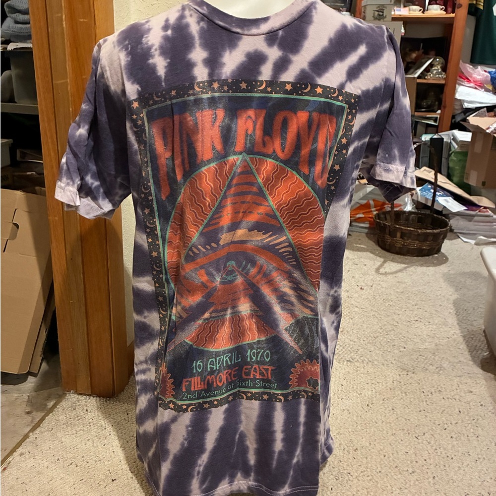 Pink Floyd Purple Tie Dye T-Shirt